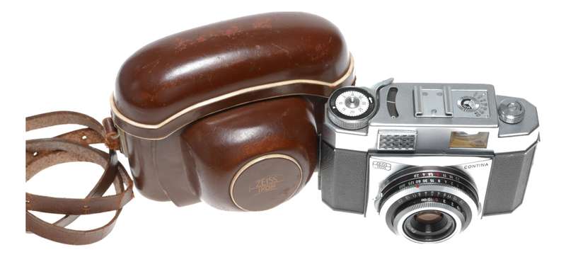 Zeiss Ikon Contina 35mm Film Camera Panthar 1:2.8 f=45mm Free Shipping