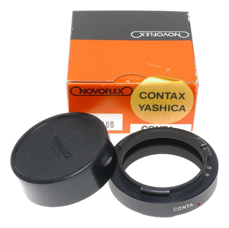 Contax Yashica Konica x48 x49 x55 Camera Lens Novoflex Adapters Rings
