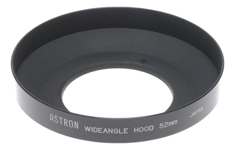 Astron 52mm Wide Angle Camera Lens Shade Hood in Box Free Shipping