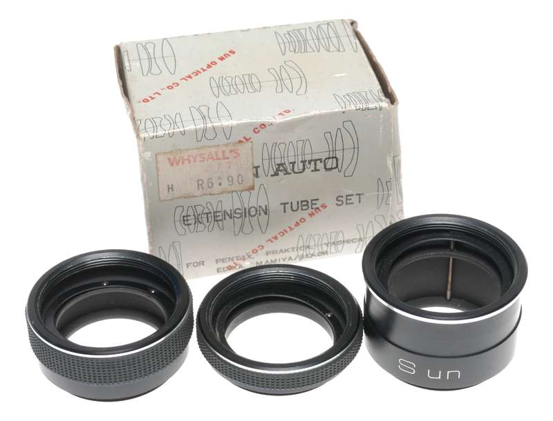 Pentax Praktica Yashica Edixa Mamiya Sekor Camera Lens Extension Tubes