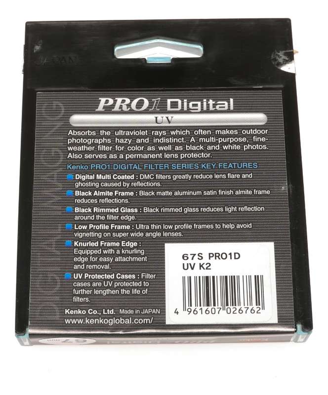 Kenko 67mm Pro 1 Digital Multi Coated UV Filter Like New Free Shipping