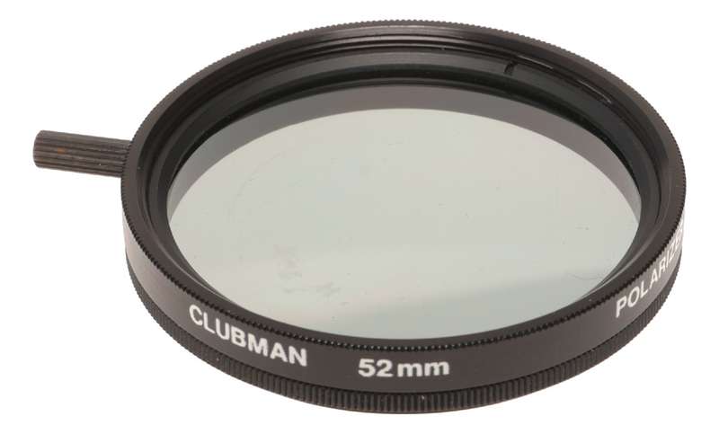 Clubman 52mm Polarizer Camera Lens Filter in Pouch Free Shipping