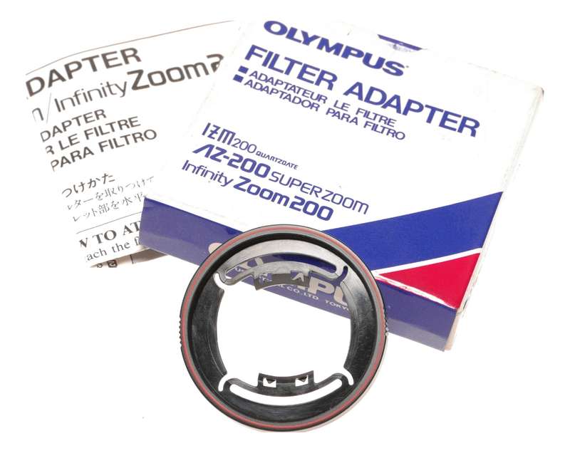 Olympus Infinity Super Zoom 200 Camera Lens Filter Adapter in Box