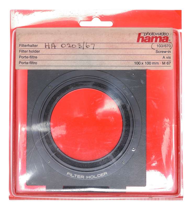 Hama Universal Camera Filter Holder Screw-in Lens Shade Hood M67mm