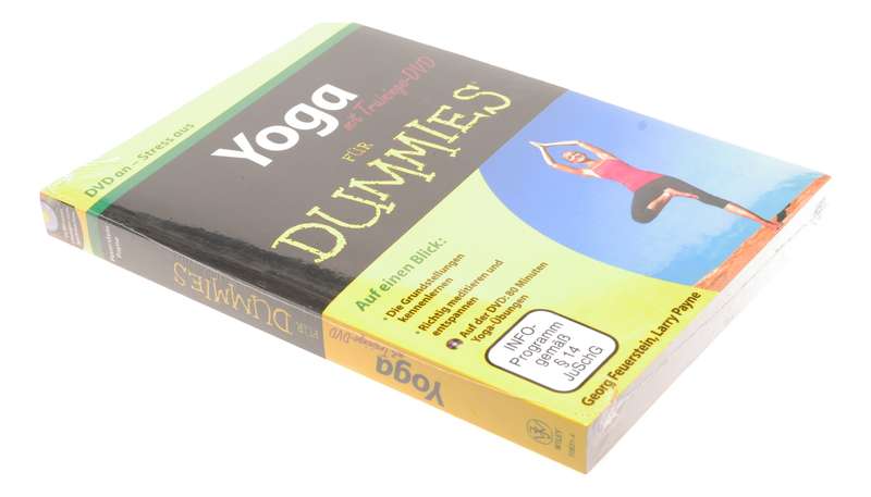 Yoga For Dummies Deutsch German Edition with Demo CD Brand New