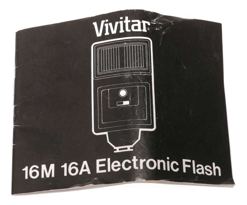 Vivitar 16A Electronic Hot Shoe Film Camera Flash in Box Free Shipping