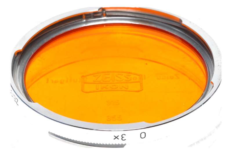 Zeiss Ikon Contarex B56 x3 Camera Lens Orange Filter Free Shipping