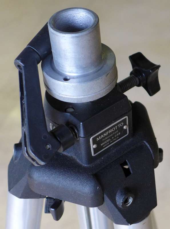Manfrotto professional tripod Model 058 heavy duty