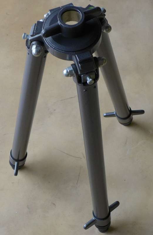 Gitzo Ref.500 Vintage heavy duty camera tripod level bubble