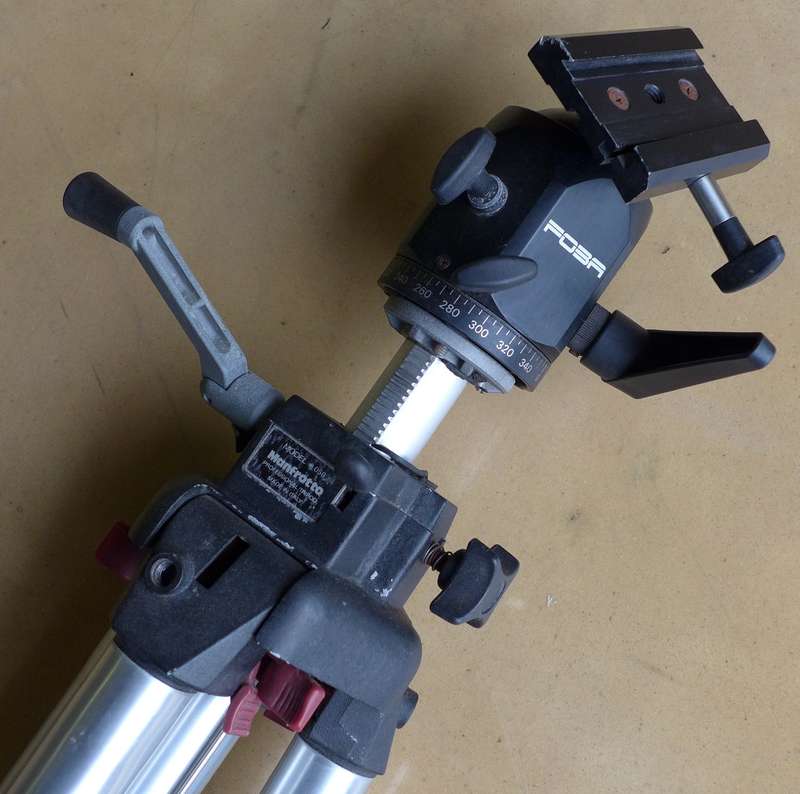 Manfrotto professional tripod Model Art. 058 FOBA head