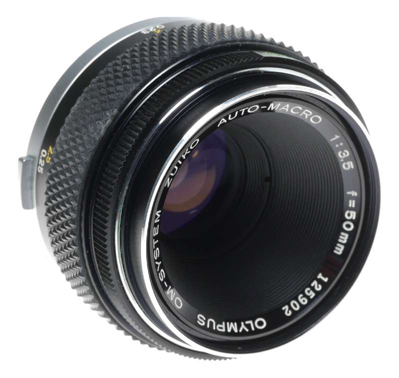 Zuiko MC Auto Macro 1:3.5 f=50mm Olympus OM System camera lens
