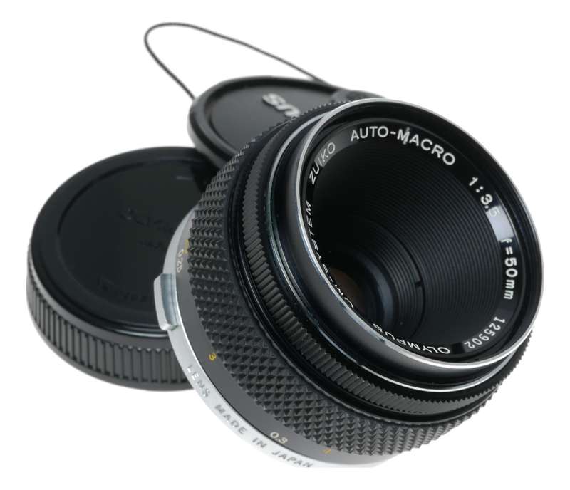 Zuiko MC Auto Macro 1:3.5 f=50mm Olympus OM System camera lens