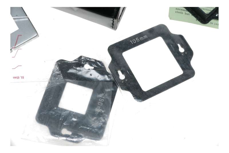 Mamiya C330 C220 Prism finder case camera screen mask accessories lot