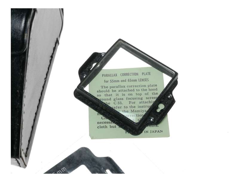 Mamiya C330 C220 Prism finder case camera screen mask accessories lot