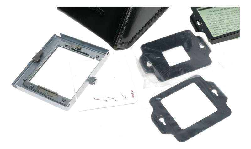 Mamiya C330 C220 Prism finder case camera screen mask accessories lot