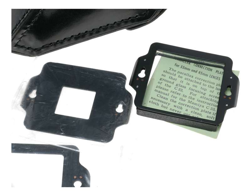 Mamiya C330 C220 Prism finder case camera screen mask accessories lot