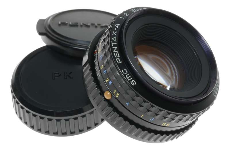 Pentax-A 1:2 50mm Bayonet mount SLR antique camera lens 2/50mm