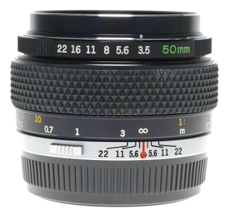 Zuiko MC Auto Macro 1:3.5 f=50mm Olympus OM System camera lens