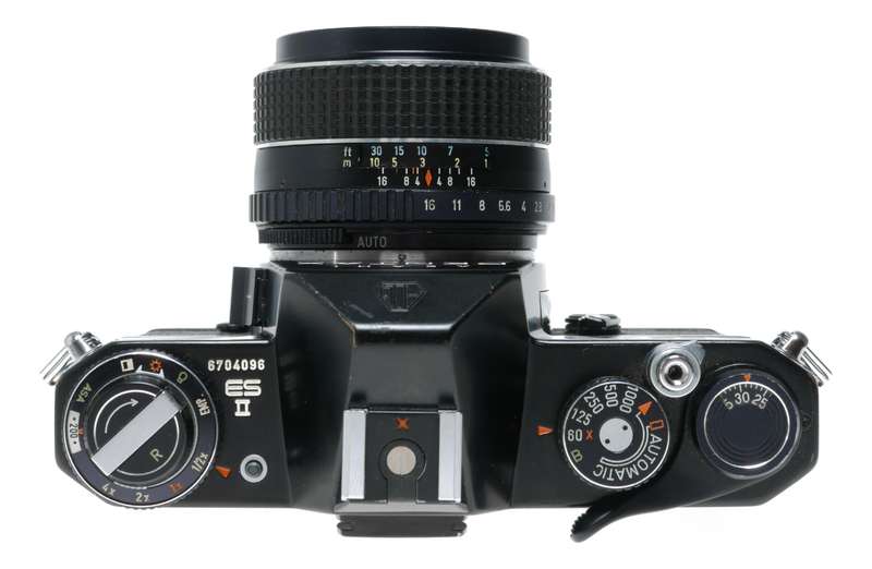 Black Asahi ESII SLR vintage film camera set SMC Takumar 1.4/50 - Pentax