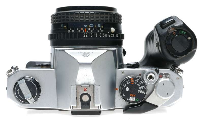 Pentax MX camera 35mm film grip motor SMC pentax-M 1.7/50mm Asahi - Pentax