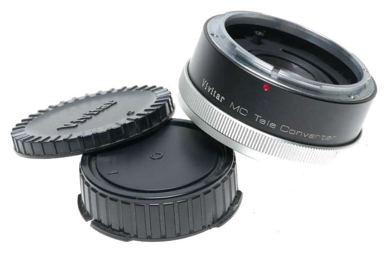 Vivitar MC Tele converter 2x-4 FL-FD vintage SLR adapter