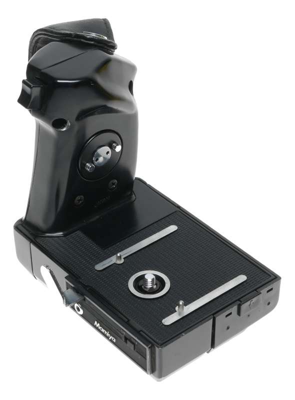 Mamiya Professional hand grip, wrist strap motorized C330 camera