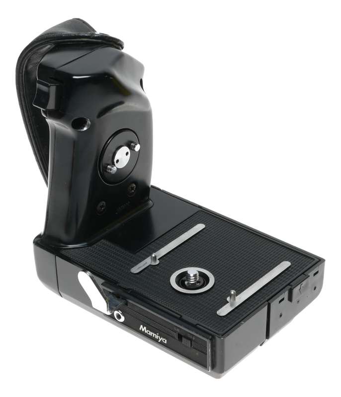 Mamiya Professional hand grip, wrist strap motorized C330 camera