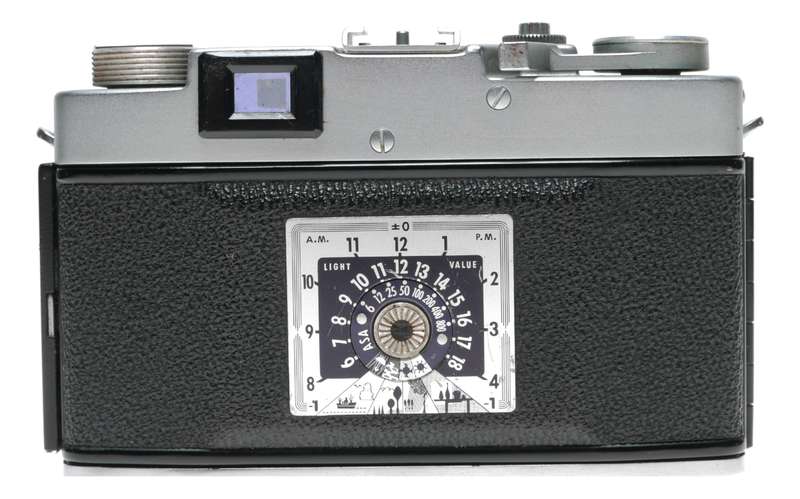Kallo 35mm film camera with vintage Kowa Prominar 1:2 f=50mm lens