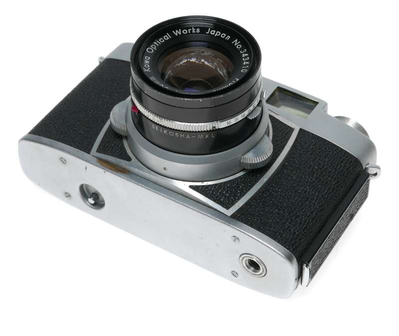 Kallo 35mm film camera with vintage Kowa Prominar 1:2 f=50mm lens
