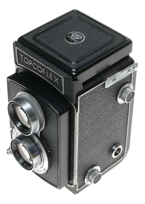 TOPCOFLEX TLR film camera TOKYO Optic. Toko 3.5 f=75mm