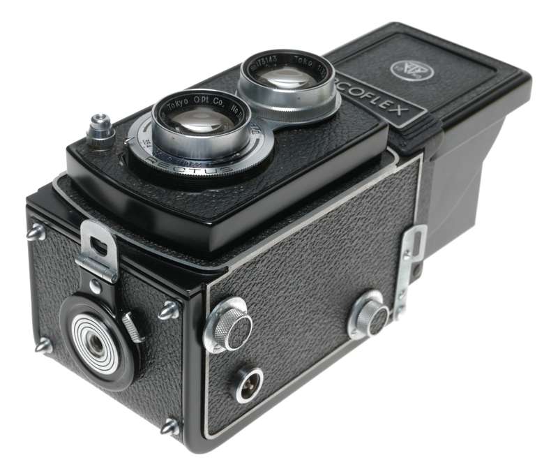 TOPCOFLEX TLR film camera TOKYO Optic. Toko 3.5 f=75mm