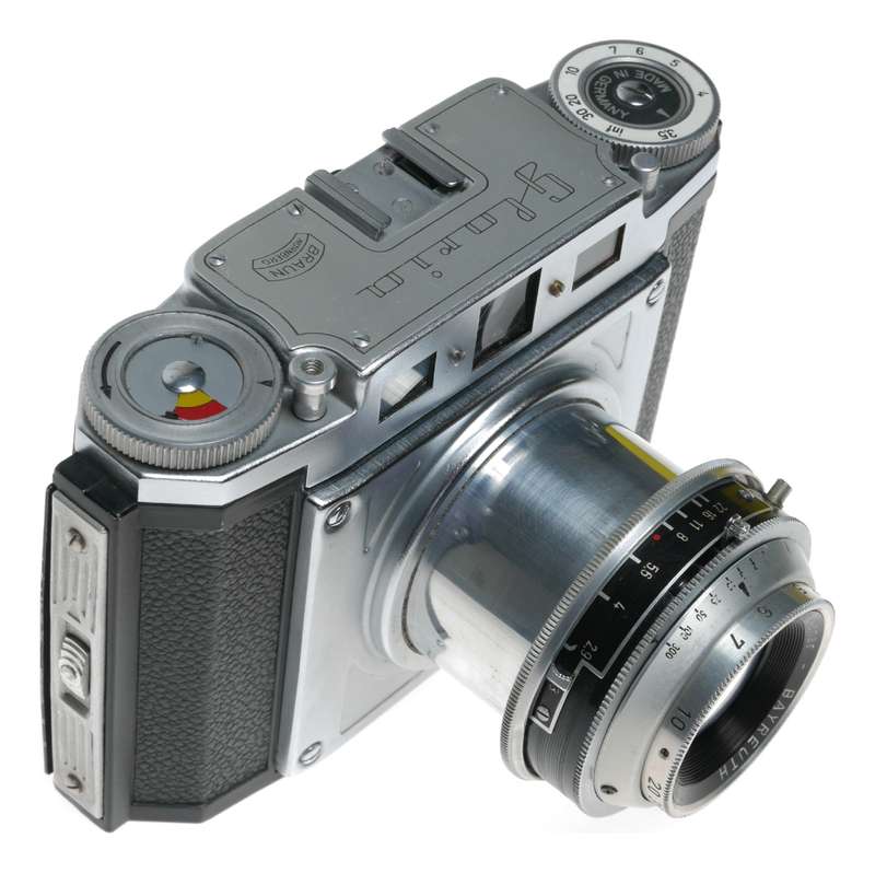 Braun Gloria Paxanar Bayreuth 1:2.9/75mm 120 film camera
