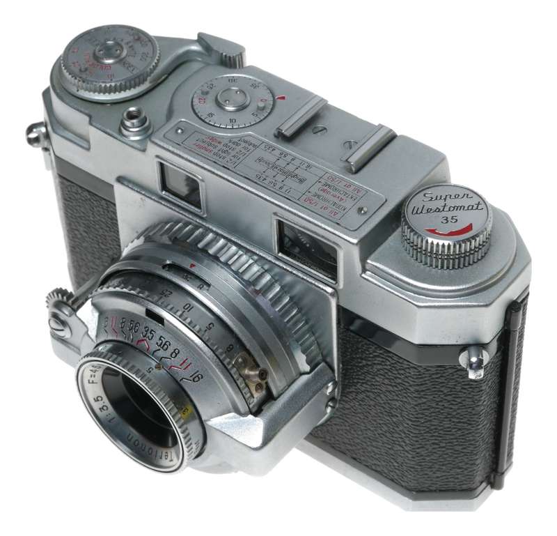 T.K.C Super Westomat 35 antique film camera Terionon 1:3.5/45mm lens