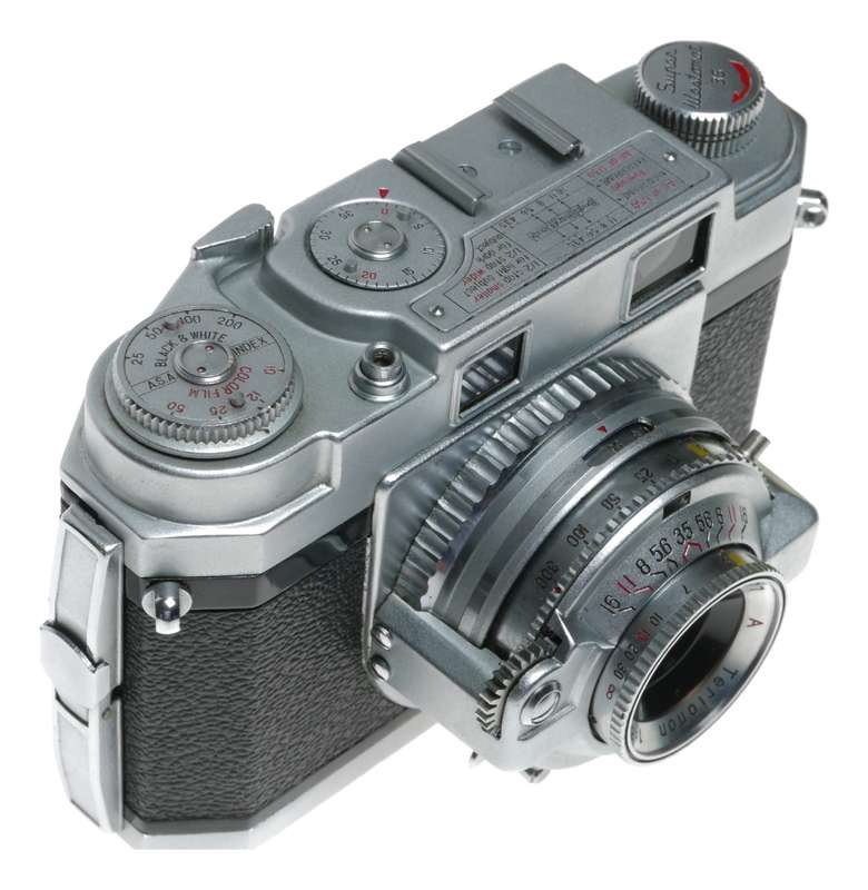 T.K.C Super Westomat 35 antique film camera Terionon 1:3.5/45mm lens