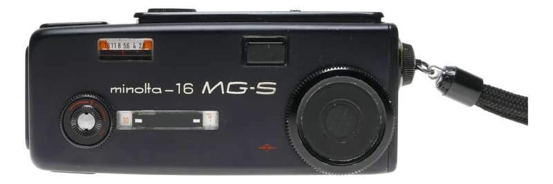 MINOLTA-16 MG-S Black sub miniature spy film camera