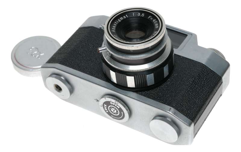 Pax Jr. Luminor Anastigmat 3.5 f=45mm subminiature film camera vintage