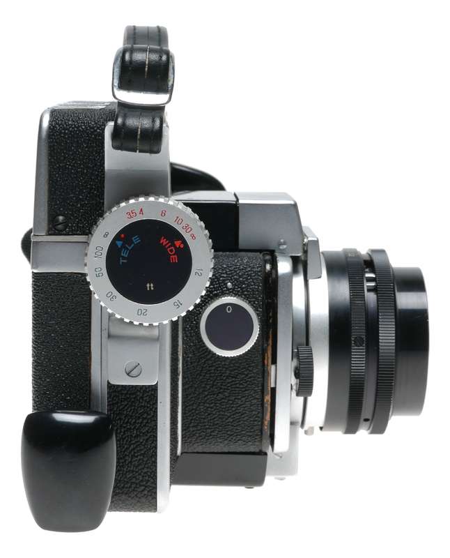 Rapid Koni-OMEGA Hexanon 3.5 f=90mm Vintage 120 film camera Chrome