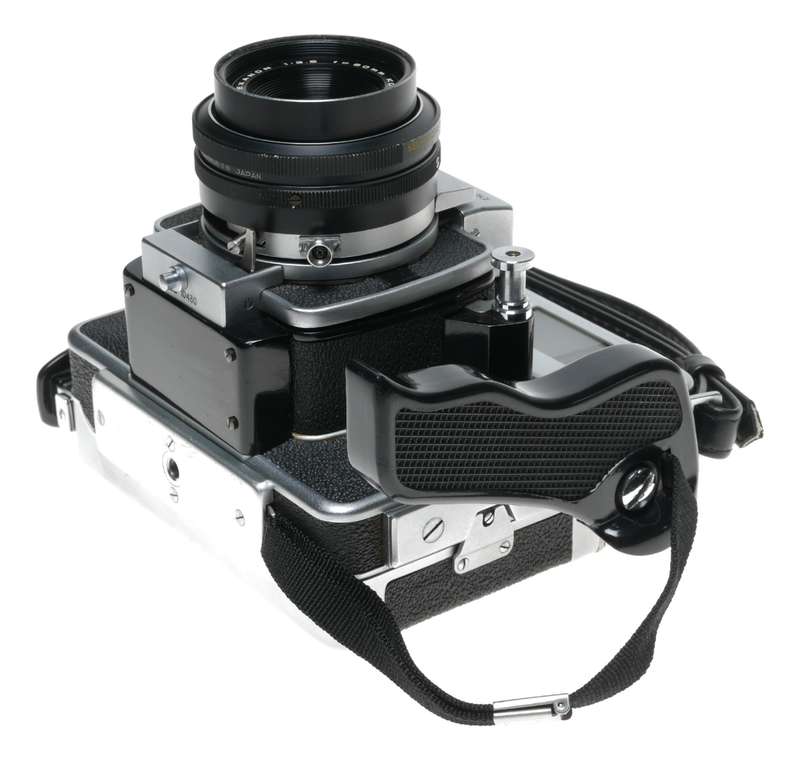 Rapid Koni-OMEGA Hexanon 3.5 f=90mm Vintage 120 film camera Chrome