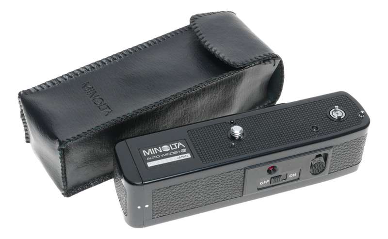 Minolta Black Auto Winder antique camera accessory attachment