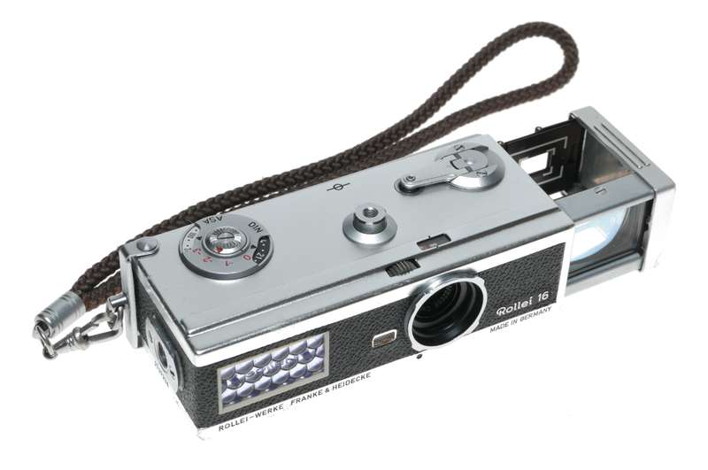 ROLLEI-16 Compact film camera Gossen Meter Tessar 2.8/25mm