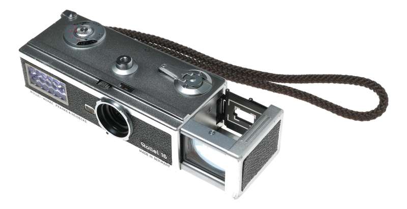 ROLLEI-16 Compact film camera Gossen Meter Tessar 2.8/25mm
