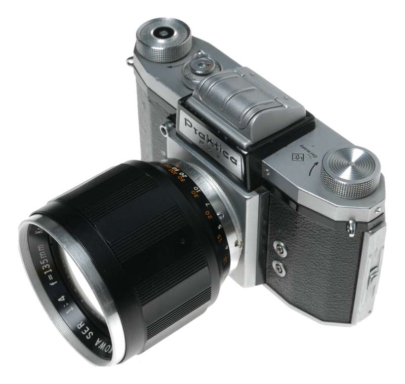 Praktica KW vintage camera KOWA SER 1:4 f=135mm
