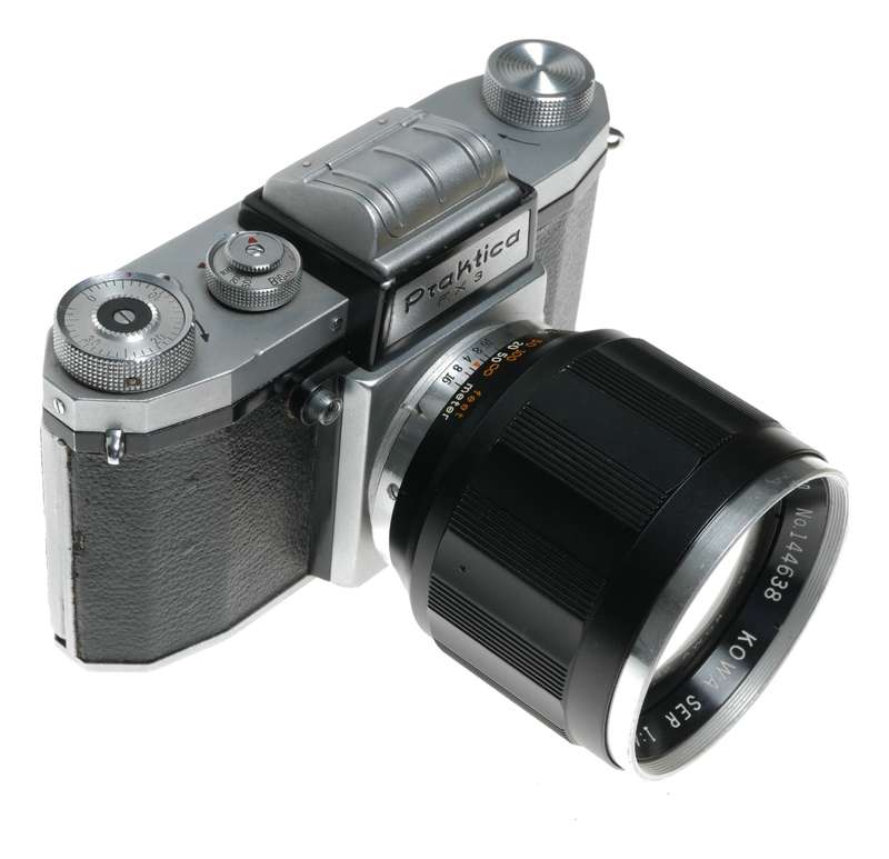 Praktica KW vintage camera KOWA SER 1:4 f=135mm
