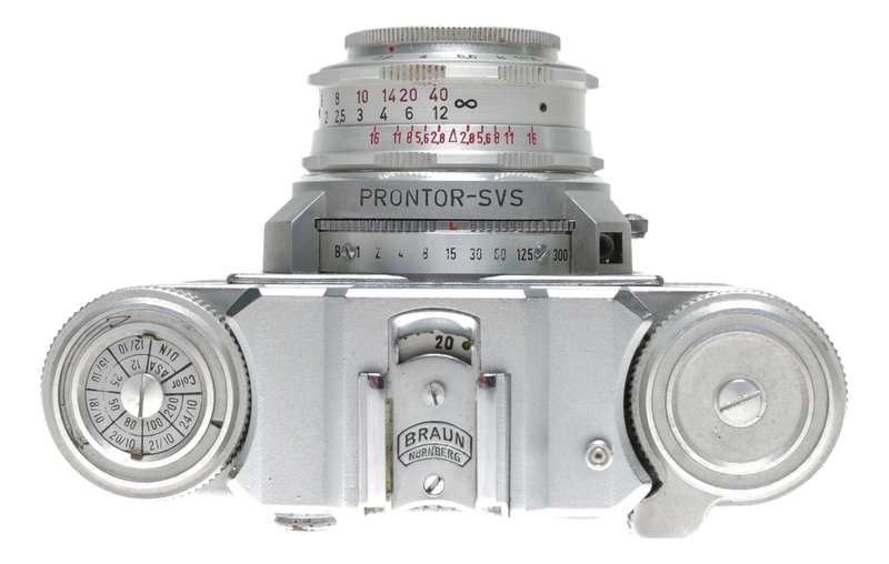 Braun Super Paxette E-Staeble-Kata 1:2.8/45 film camera with case