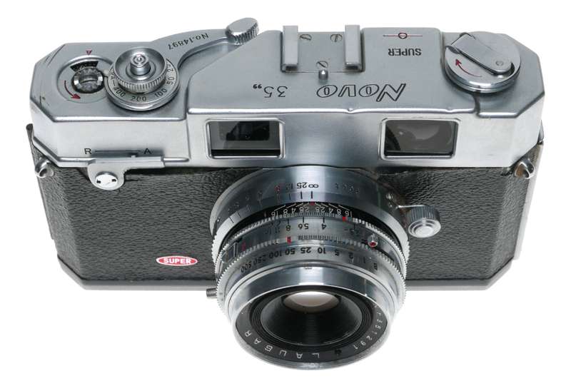 NOVO 35 Super Lausar vintage film camera 1:2.8 f=45mm lens