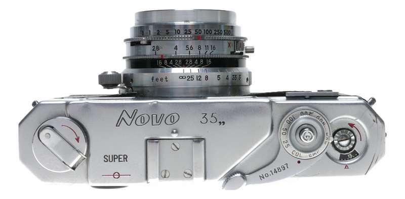 NOVO 35 Super Lausar vintage film camera 1:2.8 f=45mm lens
