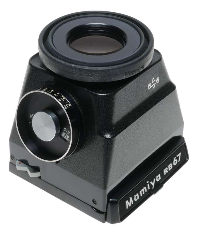 Mamiya RB67 Chimney Viewfinder metered eyecup case
