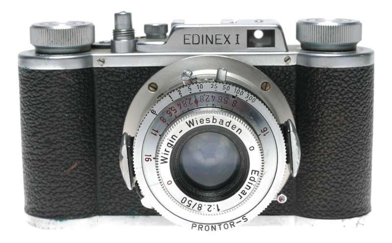 Wirgin Edinex I vintage film camera Edinar 1:2.8/50 mm lens