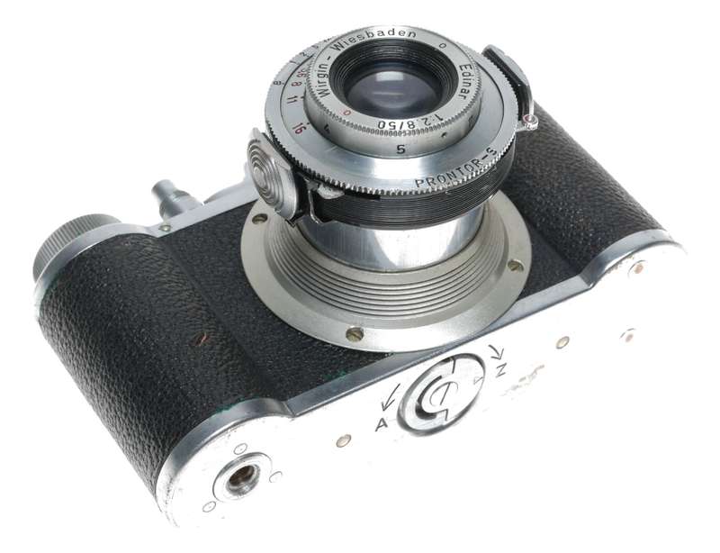 Wirgin Edinex I vintage film camera Edinar 1:2.8/50 mm lens