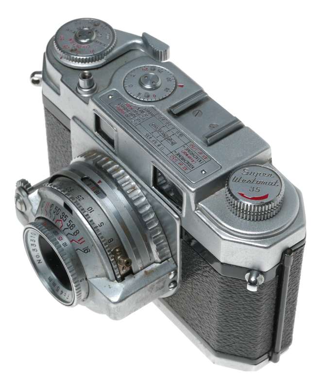 Super Westomat T.K.C 35 vintage film camera Terionon 1:3.5/45mm lens